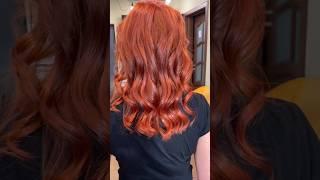 Wella Koleston Red Copper Hair Before After #wella #hair #hairstyle