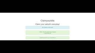 Claim BITCOIN | Earning FREE 1 to 100 BTC Claim Every 5 min FAUCETPAY SATOSHI 2025 | earning website