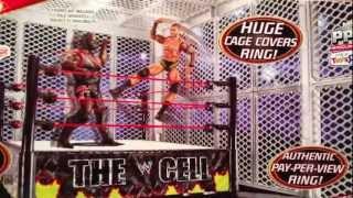 WWE ACTION INSIDER: The CELL playset TRU exclusive review Mattel ring "grims toy show"