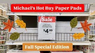 Michael’s Fall Paper Pads