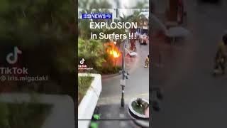 Underground explosion rocks Gold Coast party precinct