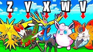 Catch the BACKWARDS Pokémon Alphabet in Minecraft Pixelmon!