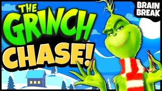  Grinch Chase  Christmas Brain Break  Freeze Dance  Just Dance