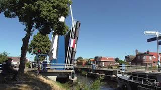 Brugopening Polakkenbrug Smilde Ophaalbrug Drawbridge/ Pont Levis/ Klappbrücke