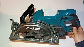 Makita RS001GZ пила с задней ручкой аккумуляторная диск 190мм.Внешний вид и болтовня ТЕСТА ТУТ НЕТ.