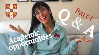 Q & A Part 1 | Academic opportunities |Answering your questions (Spanish sub)| Cambridge University