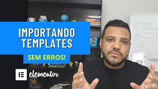 COMO IMPORTAR TEMPLATES NO ELEMENTOR - MARCOS BERTOLETI - CURSO DE ELEMENTOR