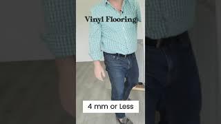 SPC Flooring VS Vinyl Flooring | Flooring manufacturer | Flooring ideas | Flooring options #shorts