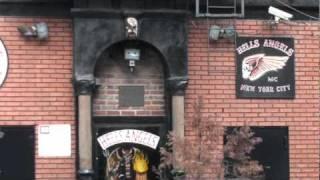 Hells Angels motorcycle club, headquarters East 3rd Street  New York City USA