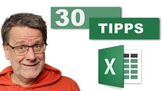 30 Tipps, die Dich zum EXCEL PROFI machen