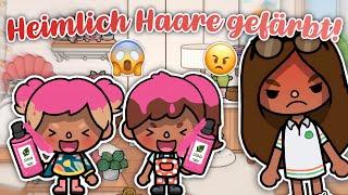 EMMA UND NELLY FÄRBEN SICH IHRE HAARE!  | AESTHETIC ROUTINE/ GESCHICHTE | TOCA BOCA STORY DEUTSCH