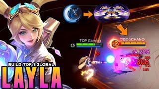 LAYLA BROKEN FULL DAMAGE BUILD 2024!!!(Must try) Top Global Layla 2024 Gameplay!!! - Mlbb