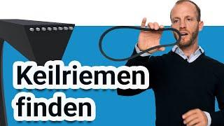 Keilriemen finden - Länge messen, Profil bestimmen | HowTo - Z24.de