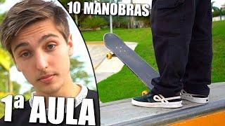 COMO ANDAR DE SKATE DO ZERO! - AULA COMPLETA 10 COISAS