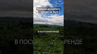 Реальная доходность с аренды на Бали. #инвестициивнедвижимость