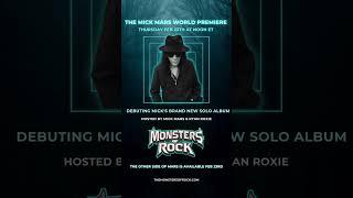 This Thursday @ Noon ET the WORLD PREMIERE of Mick Mars’ new solo album, The Other Side of Mars.