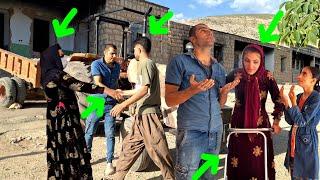 The miracle of the walker!  Zeinab rediscovered walking with the help of Sohrab and a walker