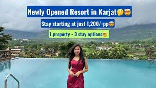 AFFORDABLE STAY In KARJAT with PRIVATE INFINITY Swimming Pool| Newly opened resort |2 stay options