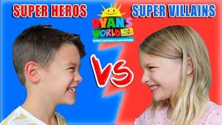 Super Heroes vs Super Villains!