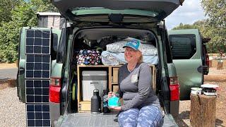 Ninth Element Sells everything to Live in her Honda Element