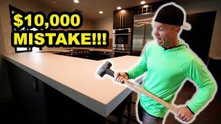 We Installed This Brand New QUARTZ COUNTERTOP and We Had to TEAR IT OUT!!!
