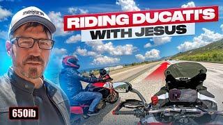 Riding Jim Caviezel's Ducati Multistrada V4 Pikes Peak & My Multistrada V4 RS in California