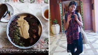 WHAT I EAT ON A TYPICAL DAY | BANANA-LESS NICE CREAM | HEALTHY VEGAN ايش اكل في يوم | نباتية - فيجن