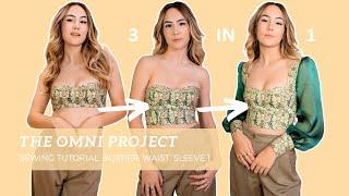 THE OMNI PROEJCT: A MODULAR PATTERN CONCEPT (BUSTIER, WAIST, SLEEVE 1) - THISISKACHI DIY