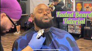 How To: Faded Beard (Barber Tutorial) // Rick Ross Type Beard