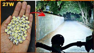 How To Make Super Bright Led Flashlight | DIY 12V Light For Bike/Bycycle | By-Creative Shivaji