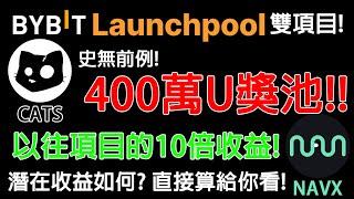 史無前例! BYBIT Lanuchpool獎池高達400萬U 本次收益可能是之前的10倍↑ 潛在收益如何? 直接算給你看! 農場嚕羊毛EP192