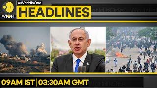 Israel pounds South Lebanon | Heat on Netanyahu ahead of US visit | WION Headlines