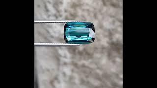 6.17 CT Natural Excellent Cut Blue Indicolite Tourmaline Gemstone from Afghanistan.