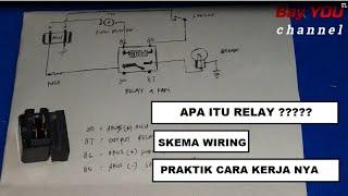 cara kerja relay 4 kaki . fungsi skema dan cara kerjanya