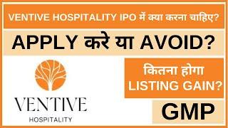 Ventive Hospitality IPO Analysis • Ventive Hospitality IPO Review • GMP • IPO • Dailystock