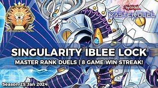 8-0 Streak! Singularity Iblee Lock Code Talker Deck Season 25 - Yu-Gi-Oh! Master Duel