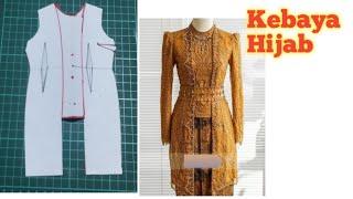 Cara Membuat Pola Kebaya Kutubaru kerah Shanghai/kebaya Kutubaru@SOONAR_Tutorial