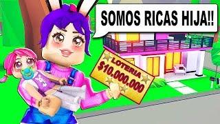 ERAMOS POBRES Y NOS TOCA LA LOTERÍA!! - ADOPT ME! - ROBLOX