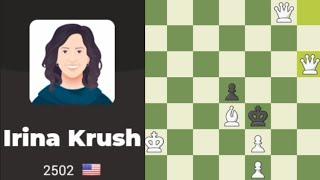 chess.com how to beat Irina krush