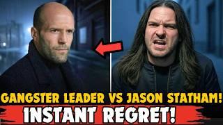 Jason Statham Takes on a Gang Leader Bullying a Homeless Vet – His Response Leaves Them Stunned!