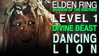 Level 1 VS Divine Beast Dancing Lion (Melee) | Elden Ring DLC