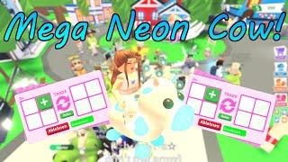 Ich ERTRADE mir eine MEGA NEON COW in Adopt Me! + Verlosung (Deutsch) | RobloxLara