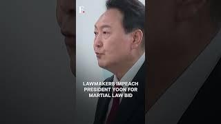 South Korea: President Yoon Suk Yeol Impeached Over Martial Law Debacle | Subscribe to Firstpost