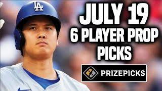 MLB PRIZEPICKS TODAY | 6 BEST PROP PICKS | FRIDAY | 7/19/2024 | BEST PROPS | NBA BETTING |