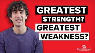 How to Answer the What is Your Greatest Strength or Weakness Medical School Interview Question