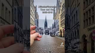 Time Machine in Münster/Germany! #germany #thenandnow #then #city #church #street #history