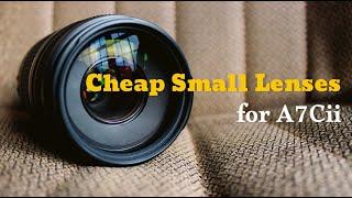 Cheap Small Lenses for Sony A7cii (All Under 230g)