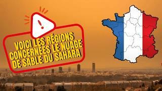 Arrivée d’un nuage de sable du Sahara sur la France : voici les régions concernées