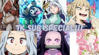 Multi Character Comfort Collab! 7 Comfort Audios(ASMR) 7k Special!!! MHA and Demon Slayer