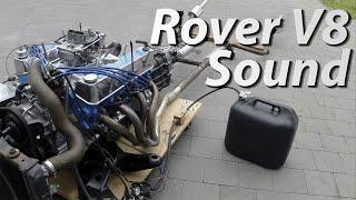 Triumph TR8 Rover V8 engine sound